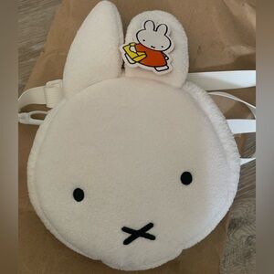 Miffy Purse White Kids Bag or Cute Makeup Bag NWT